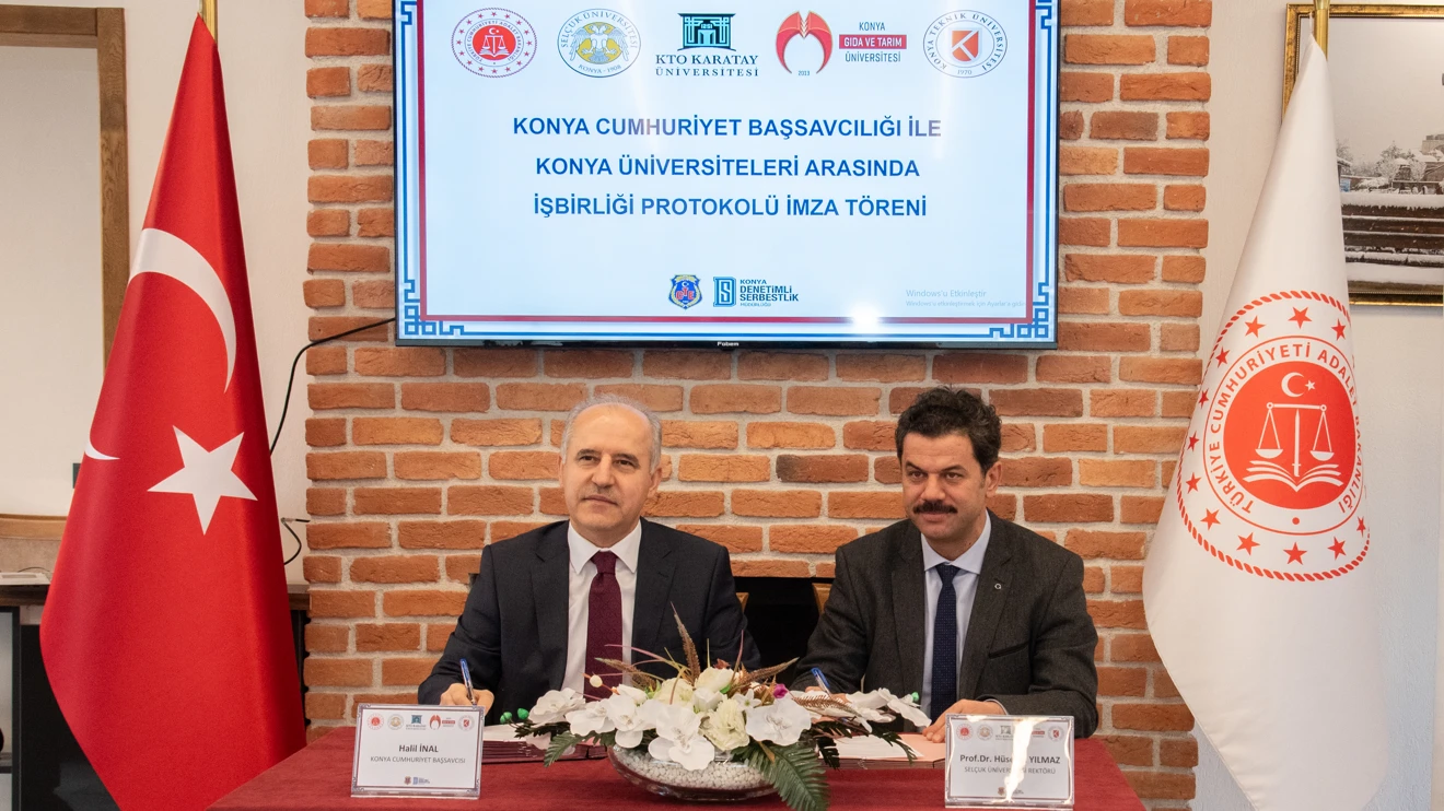 Selçuk Üniversitesi ile Cumhuriyet Başsavcılığı arasında denetimli serbestlik hizmetlerine yönelik iş birliği 